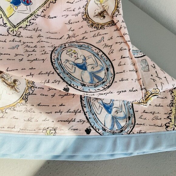 Cosplay Skirt Cinderella Snow White Princesses Print Handmade Hi Stretch 28” - Picture 6 of 11